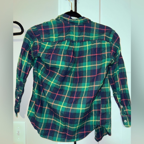 Ralph Lauren Kids Plaid Shirt - Green and Red - Picture 2 of 3